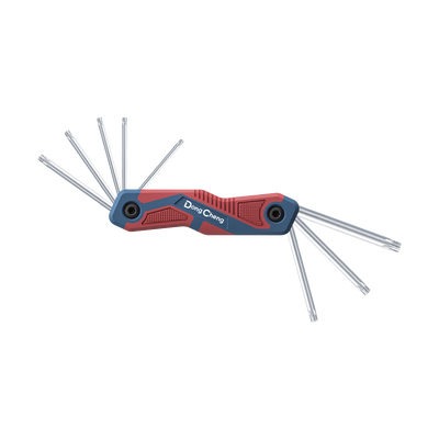 Juego de 8 llaves hexagonales tipo Torx® , porta llaves tipo navaja., 