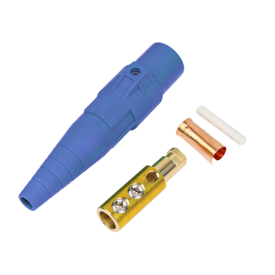 Conector Camlock Macho / 400 Amperes / 600V AC / Sección Cable 50-95 mm² / Abrazadera Compresión / Plástico Ingeniería / Múltiples Colores