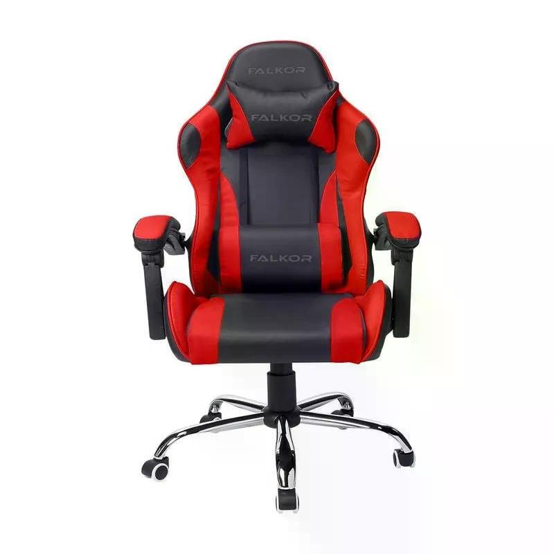 SILLA GAMER NEXTEP FALKOR NE-461R ERGONÓMICA COLOR NEGRO-ROJO