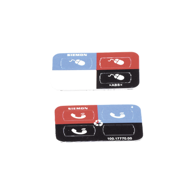 Icono Ultramax para Identificación de Jacks, Color Negro, Bolsa con 100 Piezas