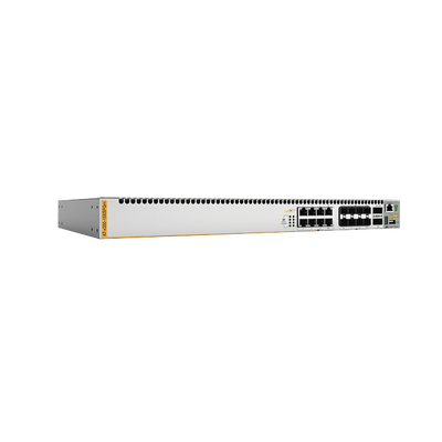 Switch Stackeable Inteligente Capa 3, 8 puertos 1 G / 2.5 G / 5 G / 10 G BaseT PoE+, 8 puertos 1 G / 10 G SFP+ y 2 puertos 40 G QSFP, 240 W