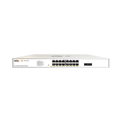 Switch Administrable PoE  / 16 puertos PoE af/at Gigabit /  2 x SFP Gigabit / Administración Cloud Gratuita / Presupuesto 240 W