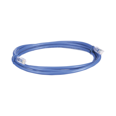 Cable de Parcheo UTP, Cat6A, 24 AWG, CM, Color Azul, 10.67 Metros (35 Pies)