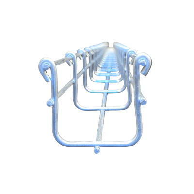 Charola Tipo Malla Línea MallaFils® 50x54 mm para hasta 38 Cables Cat6 / Uso Interior con Acabado EZ / Tramo 3 m