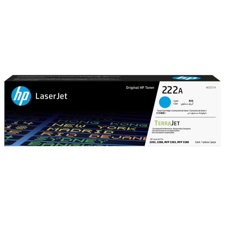 CARTUCHO DE TONER ORIGINAL HP LASER JET 222A CIAN