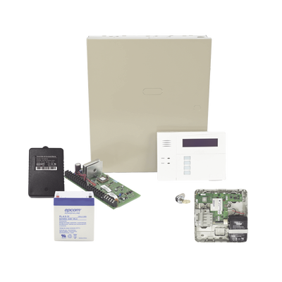 Panel de Alarma VISTA48 con Comunicador LTEMPA, Batería y Transformador