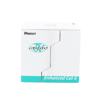 Bobina de Cable UTP 305 Metros (1000 Pies) de Cobre, TX6000? PanNet, Reelex, Naranja, Categoría 6 Mejorado (23 AWG), PVC (CM), de 4 Pares