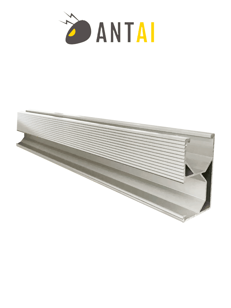Riel de aluminio (2400 mm) - Aluminio anodizado de alta resistencia - ANTAI SOLAR