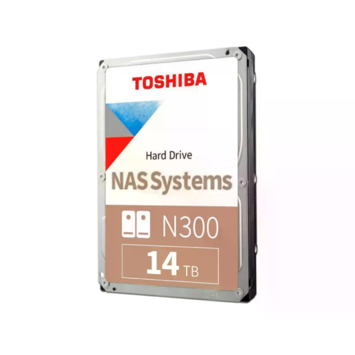 DISCO DURO INTERNO TOSHIBA N300PRO 14TB 3.5 NAS SATA 7200 HDWG51EXZSTB