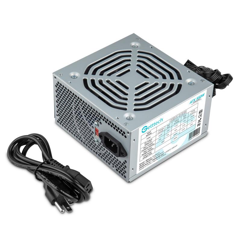 FUENTE DE PODER GETTTECH 550W ATX  24 PIN GFS-55020-01