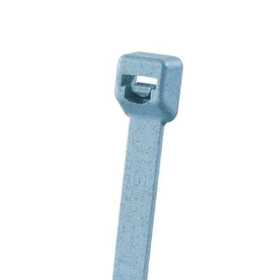 Cincho Pan-Ty™ 203mm Largo x 3.4mm ancho,  Intermedio de Nylon 6.6 y Metal Detectable, Color Azul Claro. 100 Piezas.