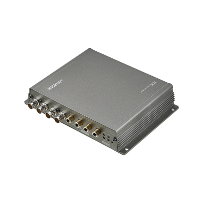 Convertidor de cámaras análogas HD a IP / 4 canales / Hasta 5 MP / 4 Tecnologías (TVI, AHD, CVI y CVBS)