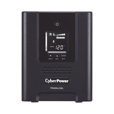 UPS de 2070 VA/1980 W, Topología Línea Interactiva, Entrada 120 Vca NEMA 5-20P, Onda Senoidal Pura, Tipo Mini Torre, Con 7 Tomas NEMA 5-20R y 1 NEMA L5-20R