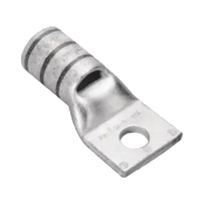 Terminal de Compresión de Ojillo para Tornillo 1/4  y Cable 2 AWG.