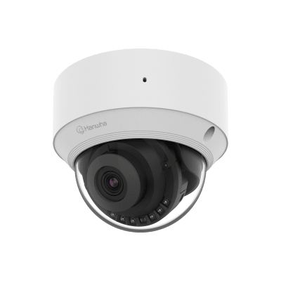 Cámara IP Tipo domo Interior 5 Megapíxel / Lente fijo 3mm / IR 25M / WDR 120db / H.265 & WiseStream / Inteligencia Artificial Deteccion de Personas y vehiculos