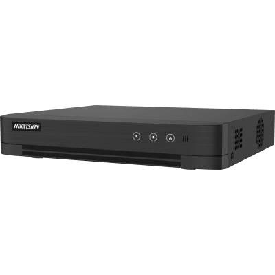 DVR 4 Canales TURBOHD + 2 Canales IP / 5 Megapixel Lite - 3K Lite / Audio Bidireccional  / ACUSENSE (Evista falsas alarmas) / 1 Bahía de Disco Duro / Salida de Video en Full HD 