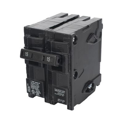 Interruptor automático enchufable tipo QP 2 polos, 15 amp