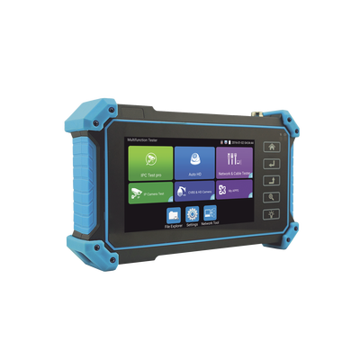 Probador de Vídeo / Prueba de cámara analógica / Prueba de cámara IP/ Soporta ONVIF, 4K, H.264 y H.265 / TVI de 8 MP, CVI de 8 MP, AHD de 8 MP / Entrada VGA, soporta 1920x1200P 60FPS / Entrada HDMI, soporta 4K 30FPS