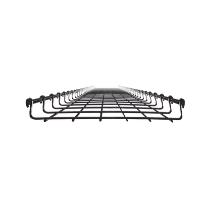 Charola Tipo Malla 33/300 mm, Acabado Electro Zinc, Hasta 158 Cables Cat6, Tramo de 3 Metros