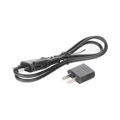 Cable de Corriente Bifásico Conector Tipo 8 (1 Metro (3.28 Pies))