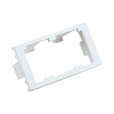 Inserto Plano de 1/3, Espacio para Dos Módulos Mini-Com®, Color Blanco Mate