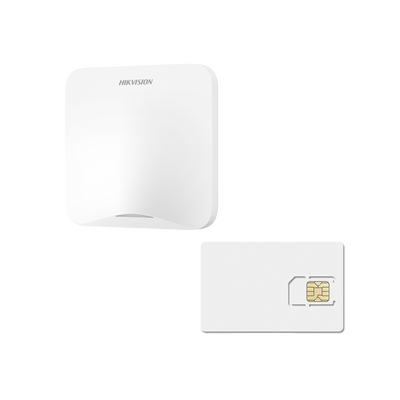 (AX HOME) KIT de Alarma AX HOME / Incluye: 1 Hub con batería de respaldo / 1 año de Servicio de Datos 600MB / Wi-Fi / 3G/4G / Compatible con Hik-Connect P2P