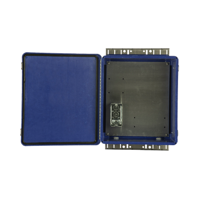 Gabinete de Seguridad para Wireless, NEMA 4X, IP66, de 356 x 305 x 152 mm, Color Azul