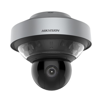 PanoVu Series / 1 PTZ 40X Zoom (4 Megapixel) + 8 Lentes 2.8 mm (360° / 32 Megapixel) / Posicionamiento 3D / Autoseguimiento 3.0 / Deep Learning / IP67 / IK10 / WDR 120 dB / Micro SD