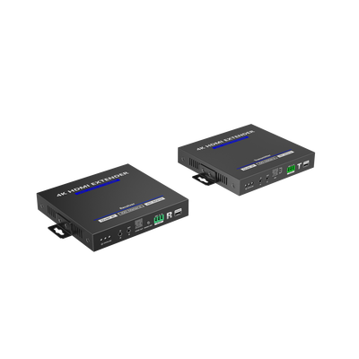 KIT EXTENSOR HDMI 4K@60HZ sobre IP GIGABIT | IPCOLOR | 100m en Conexión Uno a Uno |  Salida Loop | IR Bi-Direccional | RS232 | ARC | CERO LATENCIA | Soporta conexión Uno a Muchos/Switch en Cascada