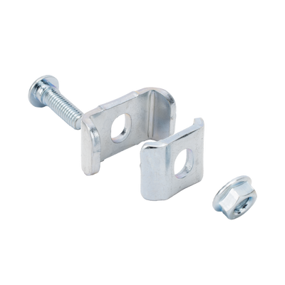 Kit 1 para unir tramos de charolas, con acabado Electro Zinc