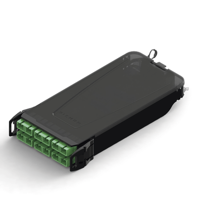 Cassette para Empalme (Fusión) LightVerse, Hasta 12 Fibras, Conectores SC/APC Shuttered, para Fibra Monomodo, 900um, 1 Metro (3.28 Pies)