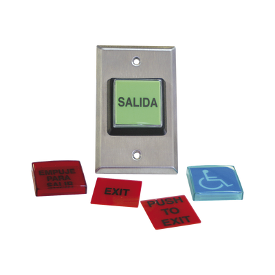 Botón de Salida / MÚLTIPLES Placas/ Luz LED /2 Años Garantia