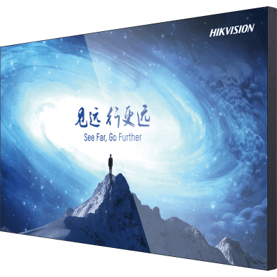 Pantalla LCD 55" para Videowall / Entrada HDMI - VGA - DVI - DP / Monitor Robusto / Bisel Ultra Delgado (1.7 mm) / Daisy Chain (Conexión en Cadena sin Software)