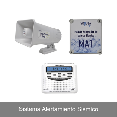 KIT de Alertamiento SISMICO con Audio Oficial SASMEX