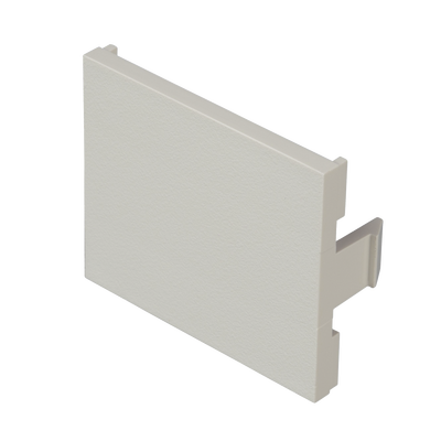 Módulo de Tapa Ciega (Inserto Ciego), de 1/2, Color Blanco Mate, 1 Pieza