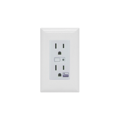 (ZWAVE) Tomacorriente con señal inalambrica Z-WAVE, compatible con HUB HC7, C8, puede ser un panel de alarma L5210, L7000 con Total Connect y Alarm.Com