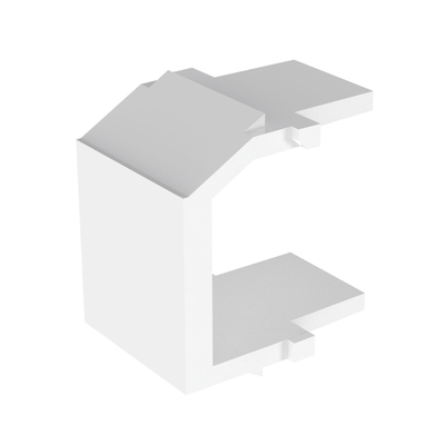 Módulo de Tapa Ciega (Inserto Ciego), Tipo Keystone, Color Blanco, 1 Pieza