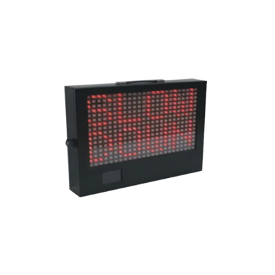 Radar de velocidad con mensaje de advertencia