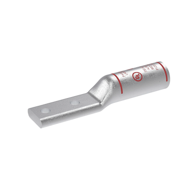 Zapata de compresión Aluminio LAB750-12-24R para cal. 750 Kcmil, Doble barreno para tornillo prisionero de 1/2, Espaciado de orificio 44.45mm, 1 Pz