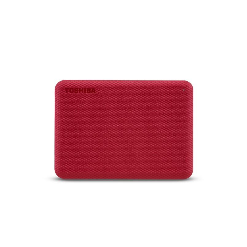 DISCO DURO EXTERNO TOSHIBA 4TB USB 3.2 CANVIO ADVANCE V10 ROJO (HDTCA40XR3CA)