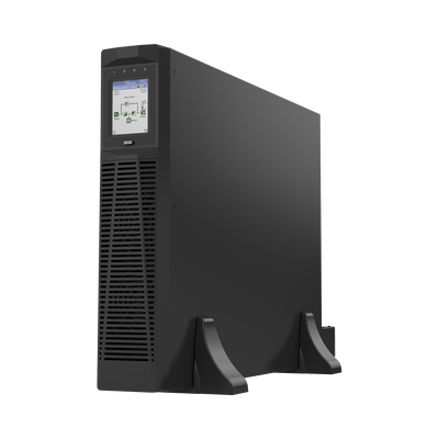 UPS Rack-Torre 6KVA / 5.4kW Entrada s 220VCA, Salida 220VCA (Fase Única), 2 Unidades Rack, Equipo de Largo Tiempo de Operación con Respaldo