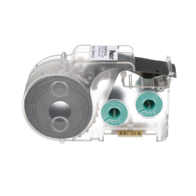 Casete de 200 Etiquetas Autolaminadas de 19 x 38.1 mm (0.75 x 1.5 pulgadas), para Cables de 4.1 a 8.1 mm (0.16 a 0.32 pulgadas) de Diámetro, Área de Impresión Color Blanco