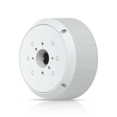 Camera Junction Box – Caja de Conexiones Antimanipulación en Color Blanco para Cámaras UniFi Protect Bullet, Dome y Turret