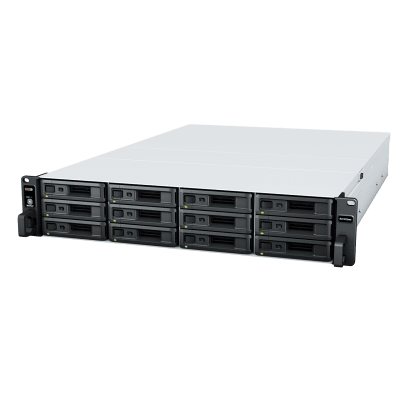 Unidad de Expansión RX1222sas | 12 Bahías SAS/SATA 3.5" o 2.5" | Diseño Redundante | Fuentes de Alimentación Dobles | Compatible con Unidades Synology.