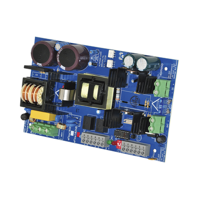 Cargador de fuente de alimentación, salida única, 12 V CC a 10 A, salida auxiliar, FAI, listo para LinQ2, 115 V CA, placa