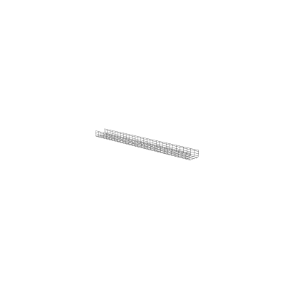 Charola Wire Basket de 12 in (304 mm) de Ancho, 6 in (152 mm) de Alto, 3 m de Largo, Hasta 626 Cables Cat6, Color Negro