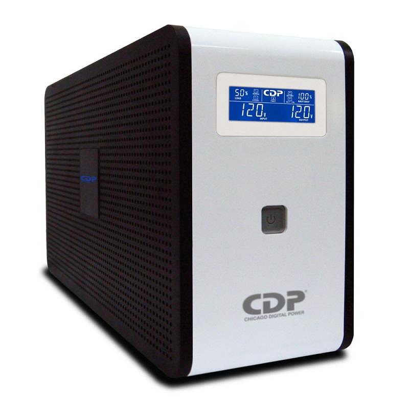 CDP R-SMART1010 1000VA/500W UPS INTERACTIVA AVR 10 SALIDAS, 560 JOULES, PROTECCION RJ45, LCD, SOFTWARE 120 VAC