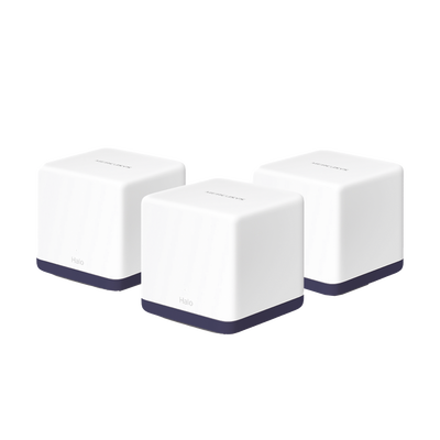 KIT de Sistema Inalámbrico H50G Mesh / Doble banda 2.4GHz y 5GHz AC 1900Mbps / 3 Puertos 10/100/1000 Mbps / Control vía App / Roaming Continuo