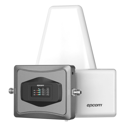Kit Amplificador de Señal Celular 4G / Mejora las llamadas convencionales y VoLTE / Soporta los datos de las tecnologías 2G, 3G y 4G de TELCEL, AT&T y MOVISTAR / Cubre hasta 600 m2.