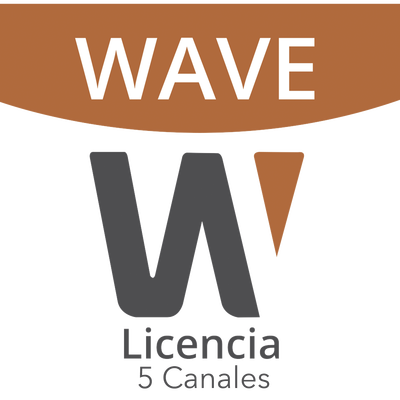 Licencia de 5 Canales de Wisenet Wave Profesional 